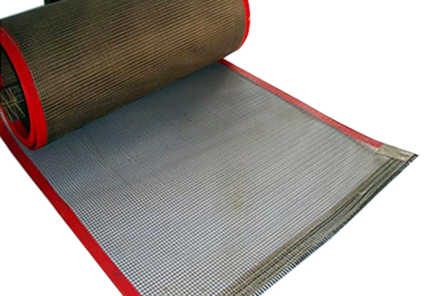 Sabuk jaring PTFE tahan suhu tinggi Sabuk konveyor jaring PTFE