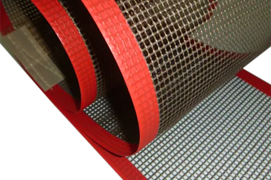 Sabuk jaring PTFE tahan suhu tinggi Sabuk konveyor jaring PTFE