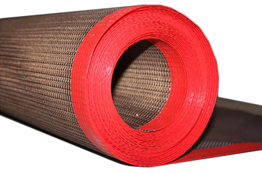 Sabuk jaring PTFE tahan suhu tinggi Sabuk konveyor jaring PTFE