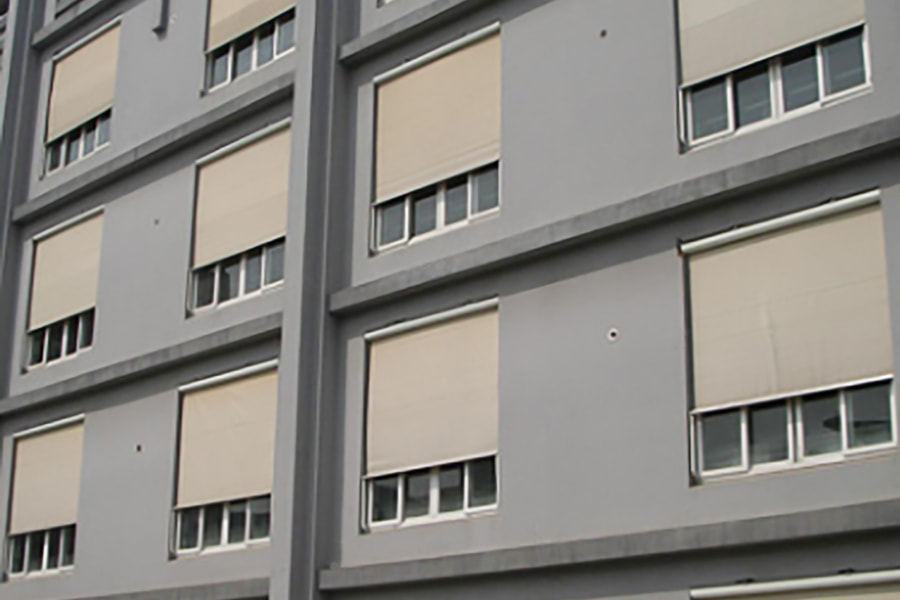 Kain tirai tahan api pemadaman PVC fleksibel tahan UV - untuk rumah, kantor, tempat umum