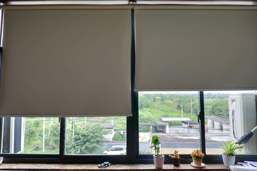 Kain tirai tahan api pemadaman PVC fleksibel tahan UV - untuk rumah, kantor, tempat umum