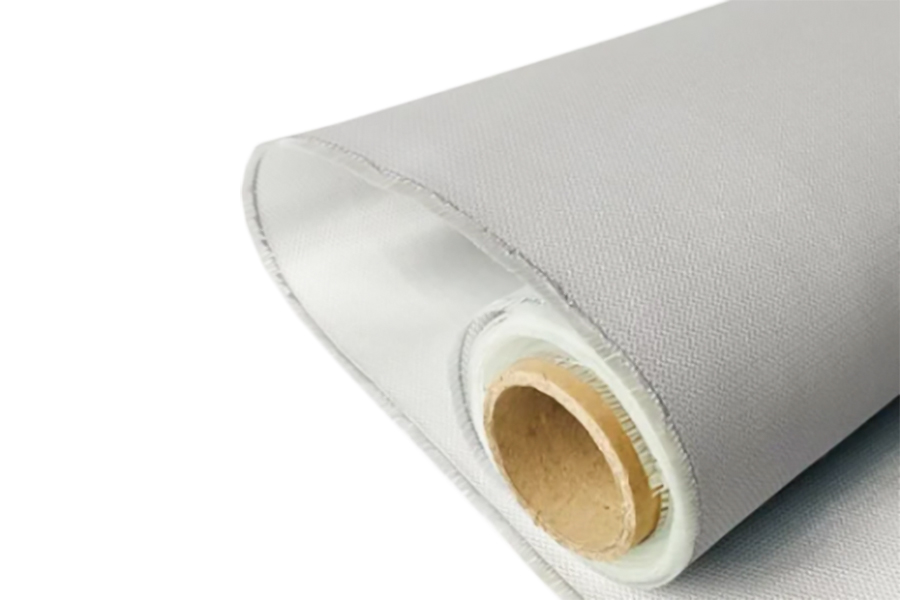 Kain fiberglass berlapis PU tahan air mata yang tahan lama - untuk Industri, konstruksi, perlindungan lingkungan